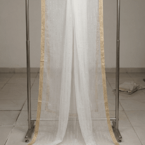 Premium Beige Organza Dupatta
