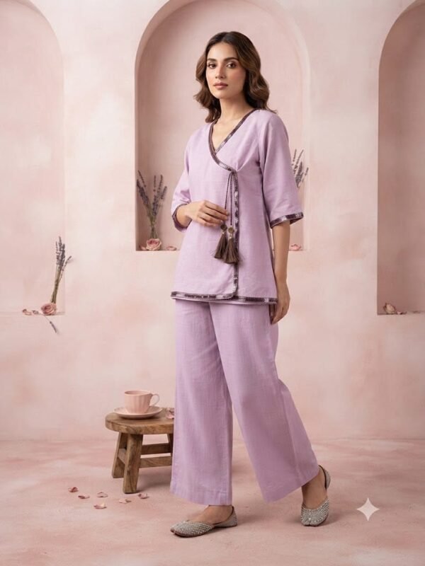 Lilac Andrakha Lawn 2 Piece Suit – Ready to Wear