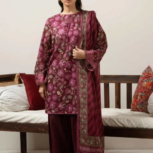 regal-maroon-printed-lawn-3-piece-unstitched-suit-ideal-for-formal-or-festive-cultural-gatherings-printed-lawn-unstitched-3-piece-suit-wfm36122-maroon-1 Testing Product