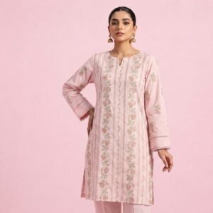 Lawn Pink Embroidered 2 Piece Suit - Unstitched