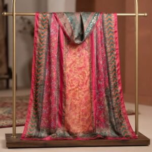 Premium Multi Printed Silk Dupatta