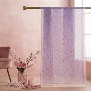 Premium Purple Floral Printed Dupatta