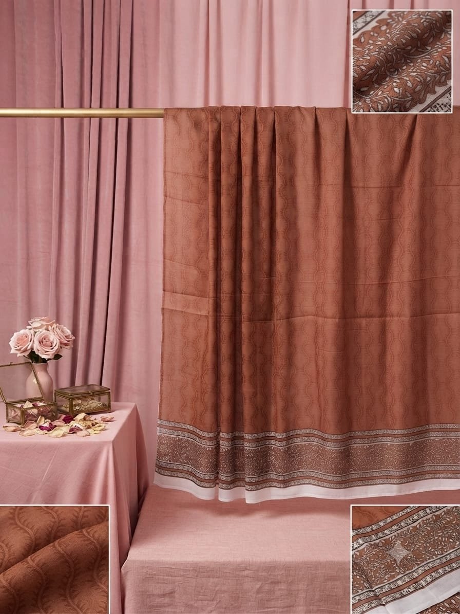 Premium Light Brown Dupatta