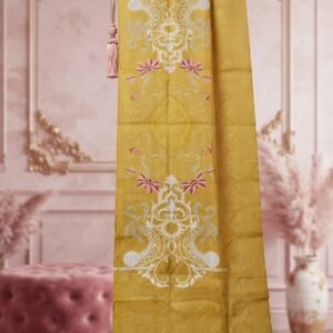 Elegant Nano Printed Yellow Dupatta