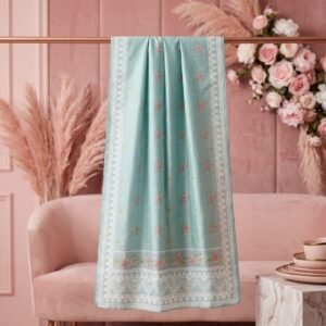 Aqua Bloom Nano Chord Dupatta